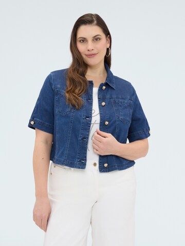 Fiorella Rubino Between-Season Jacket in Blue: front