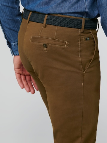 Regular Pantalon chino 'Roma' Meyer Hosen en marron