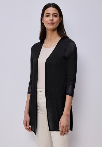 STREET ONE Strickjacke in Schwarz: Vorderseite