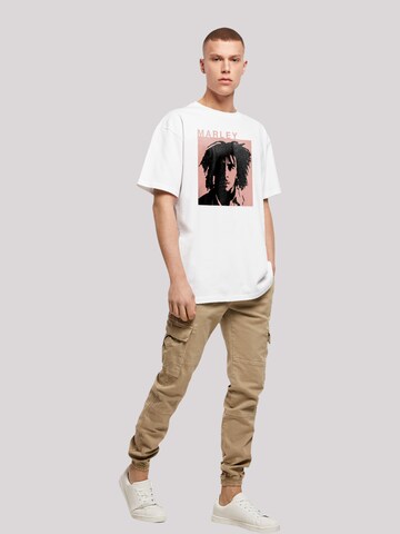 F4NT4STIC Shirt 'Bob Marley' in Wit