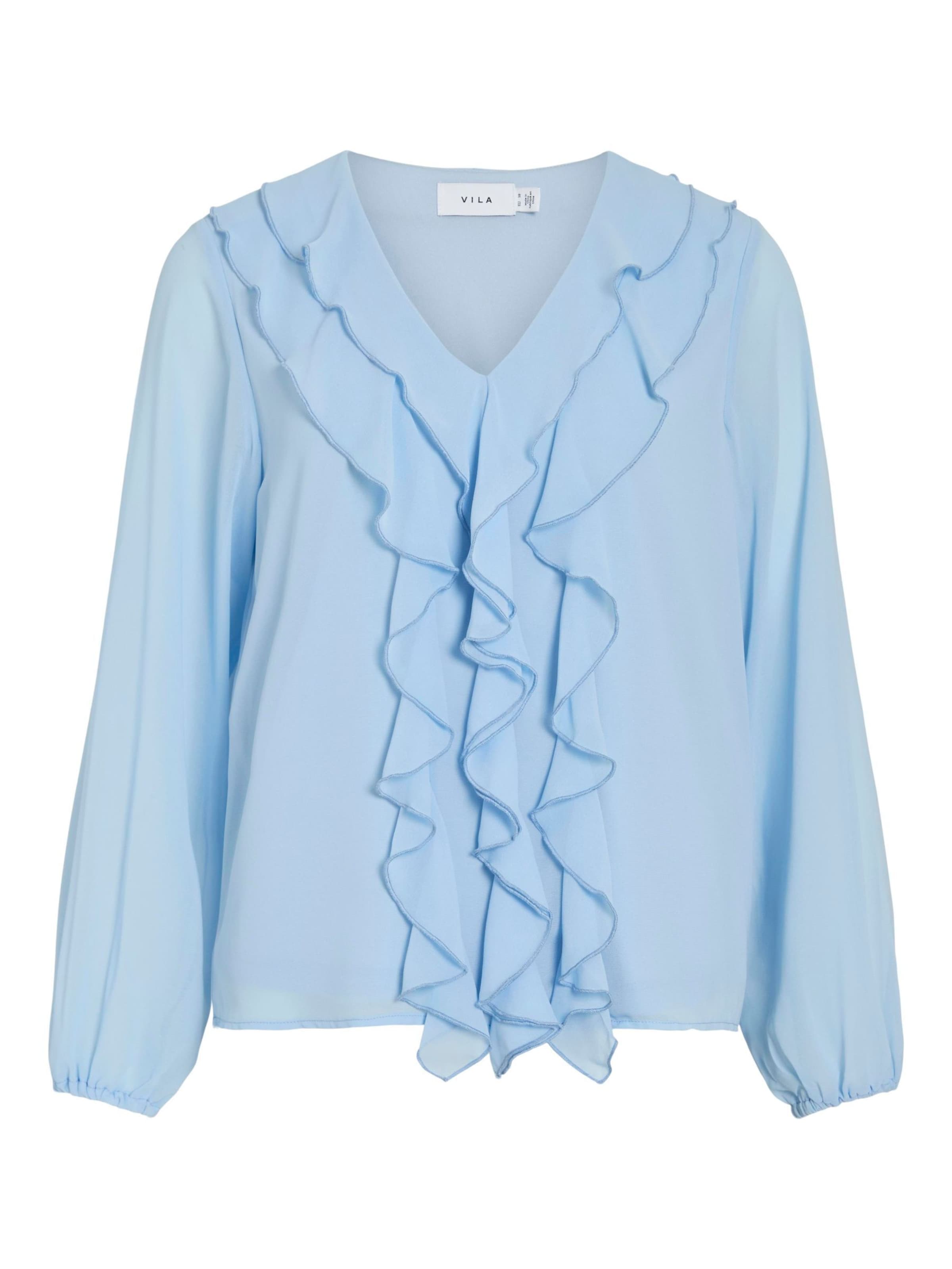 VILA - Blusa 'Ane' en azul: frente
