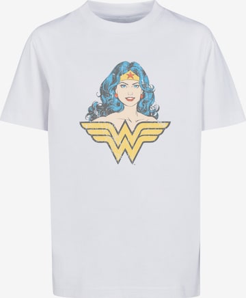 T-Shirt 'DC Comics Wonder Woman Gaze' F4NT4STIC en blanc : devant