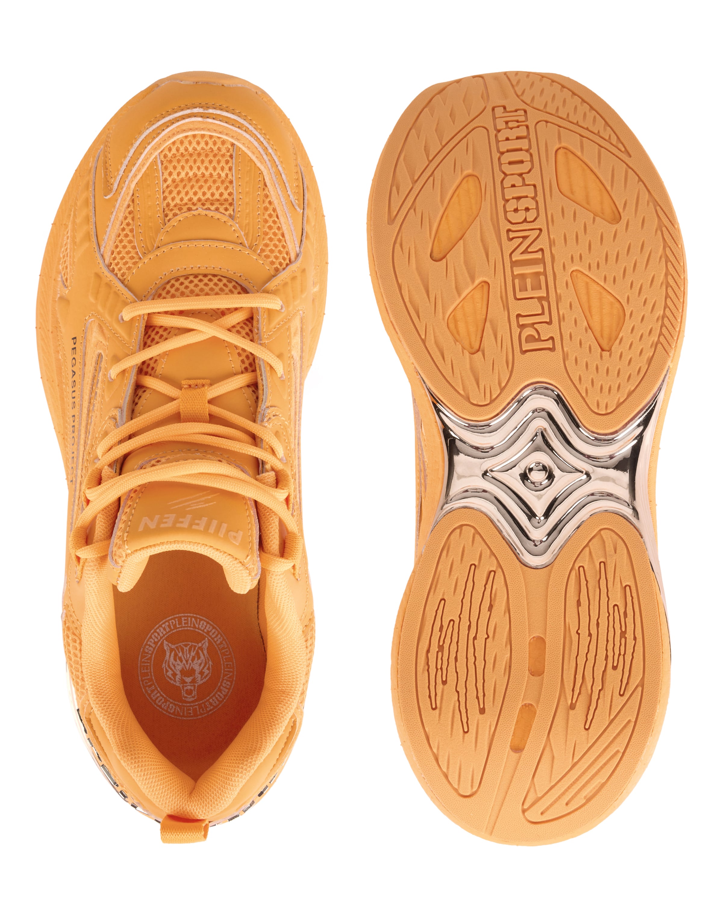 Plein Sport - Zapatillas deportivas bajas 'Pegasus Project' en naranja