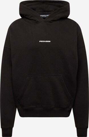 Pegador Sweatshirt in Zwart: voorkant