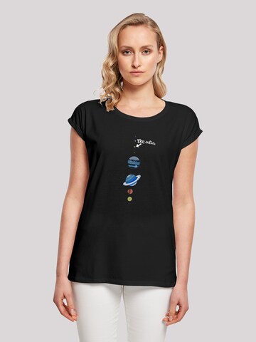 F4NT4STIC Shirt 'Big Bang Theory You Are Here' in Black: front