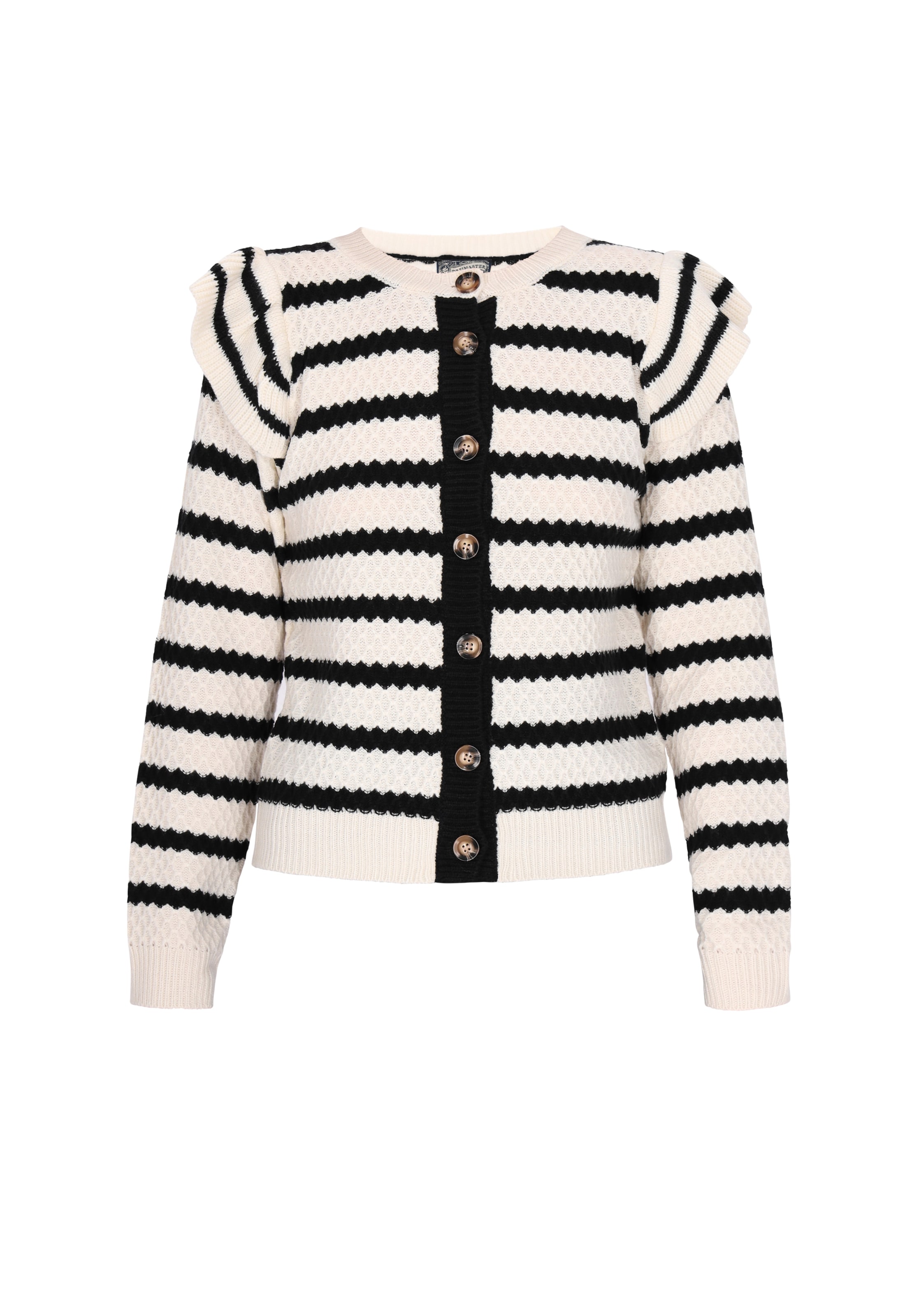 Cardigan DreiMaster Vintage en blanc : devant