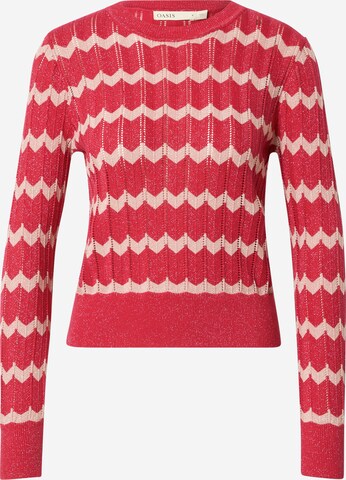 Oasis Sweater in Pink: front