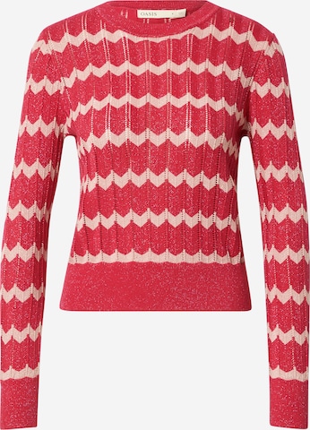 Oasis Sweater in Pink: front