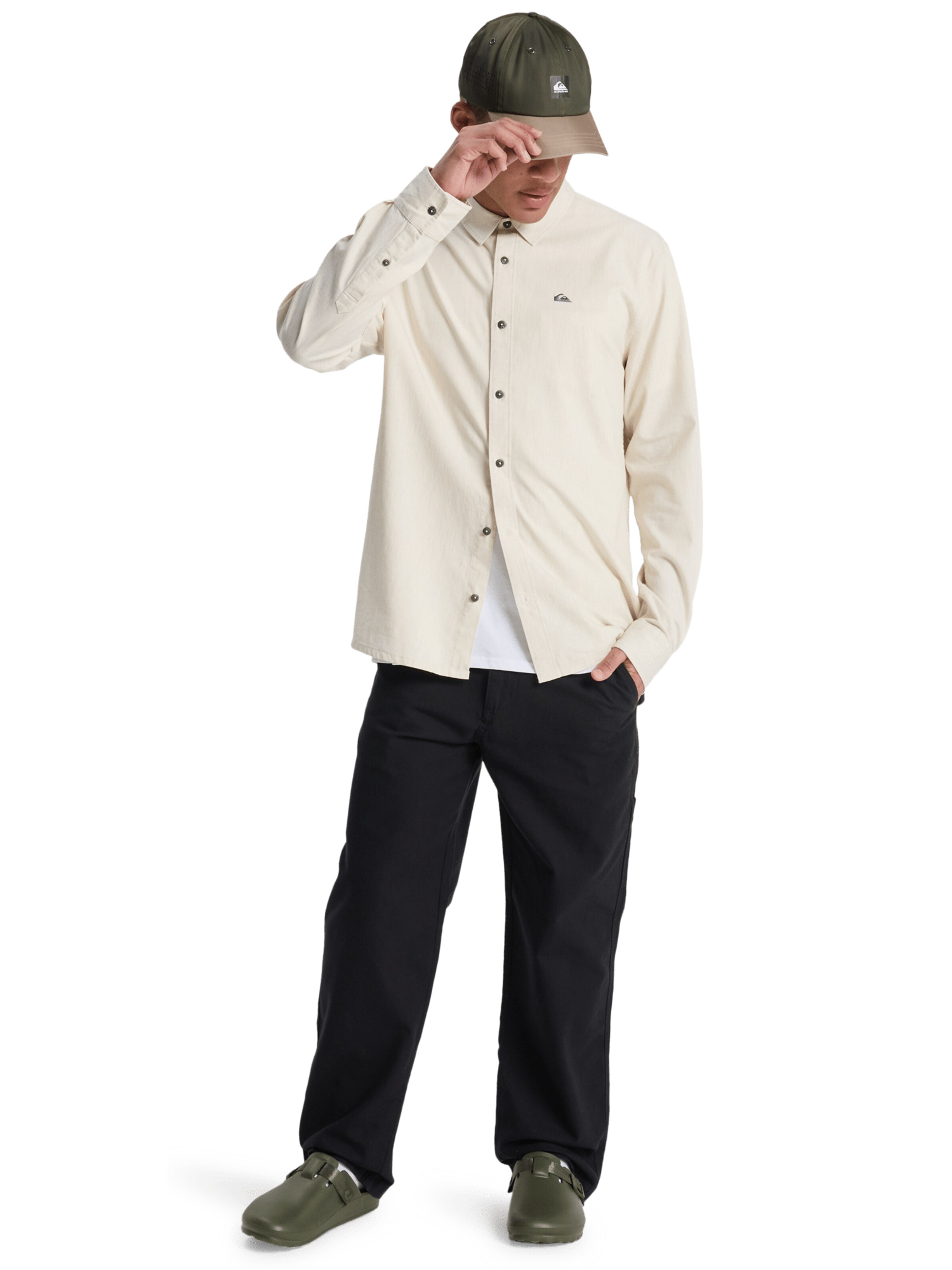 QUIKSILVER Regular Pants 'Carpenter' in Black