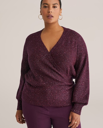 WE Fashion Kofta i lila: framsida