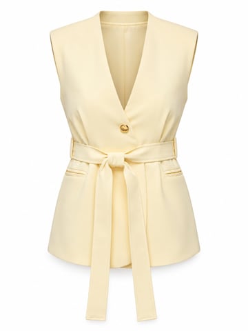 Gilet Ombre en jaune : devant