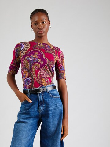rožinė Lauren Ralph Lauren Marškinėliai 'JUDY': priekis