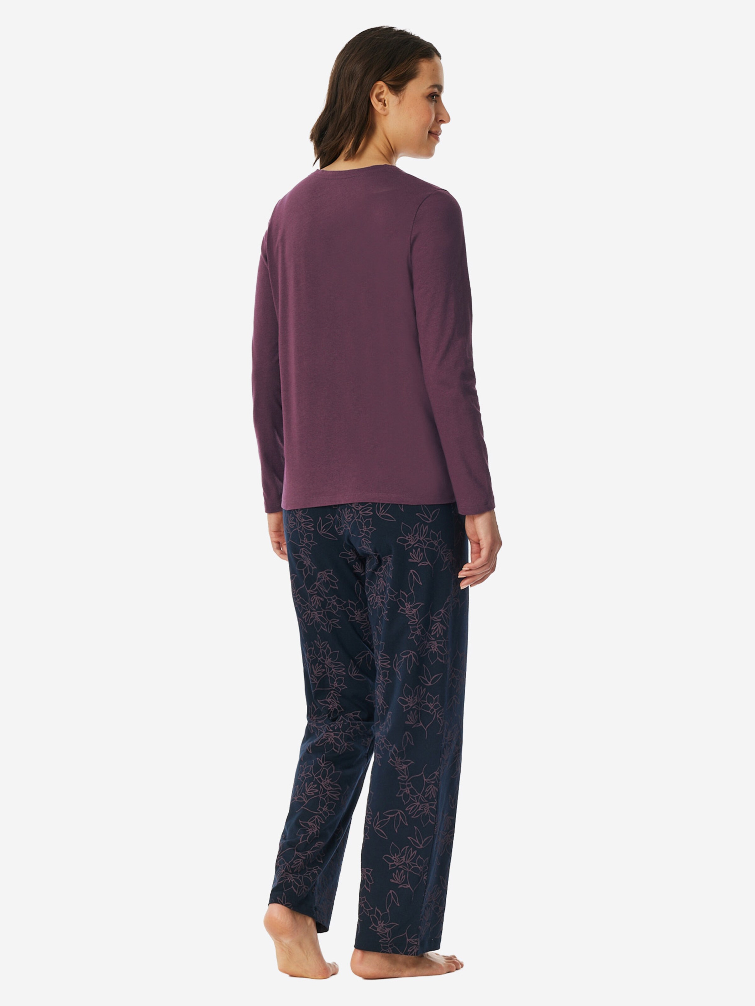 uncover by SCHIESSER Pyjama 'Nightwear' in Lila