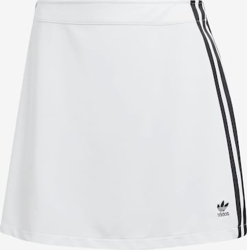 Gonna 'Adicolor' di ADIDAS ORIGINALS in bianco: frontale