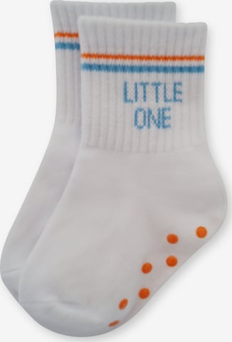 Pippa & Piet Socken 'Little One' in Orange: Vorderseite