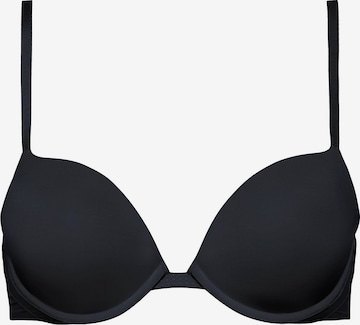Calvin Klein Underwear Обычный Бюстгальтер 'Plunge' в Черный: спереди