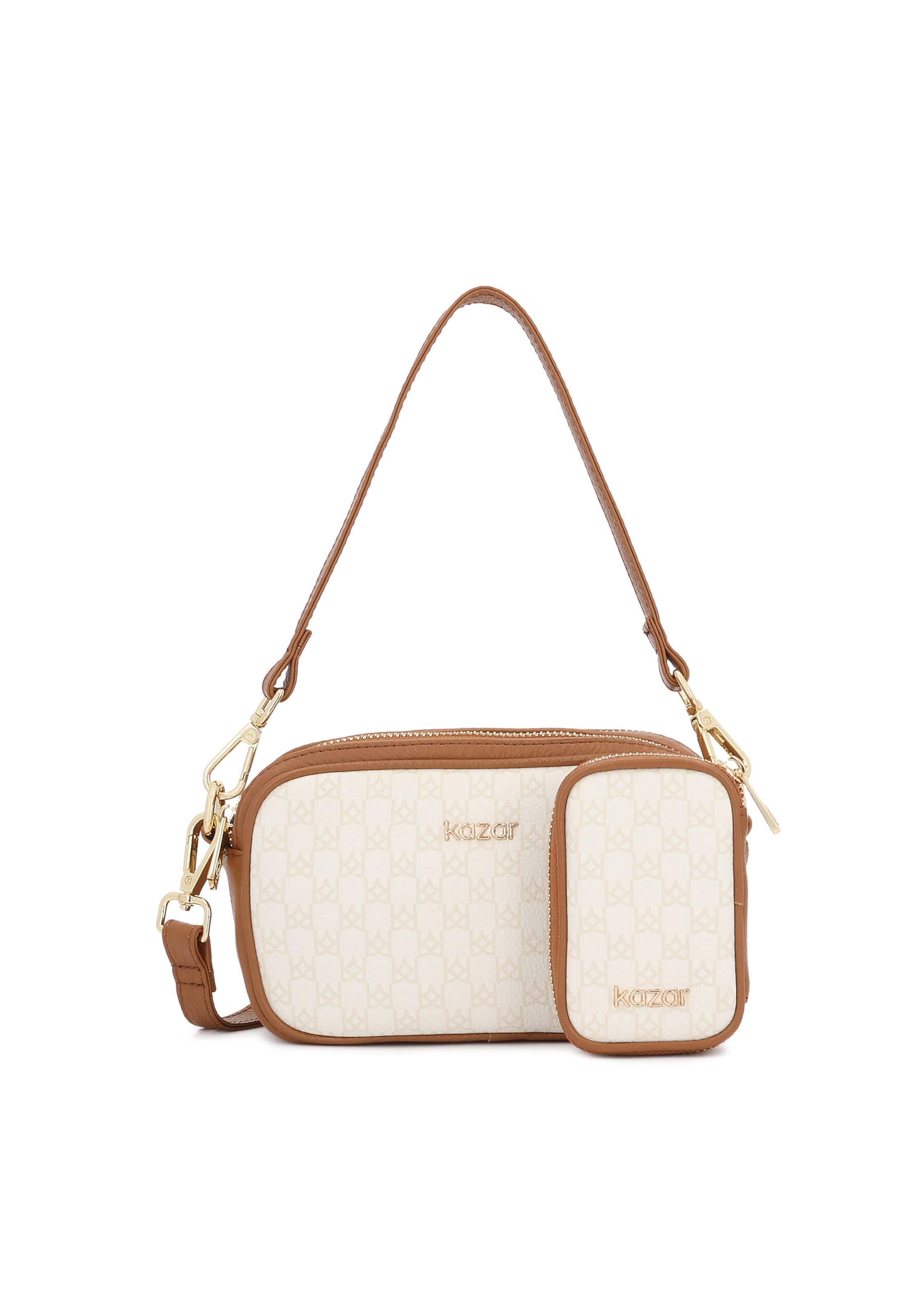 Kazar Handbag in White: front