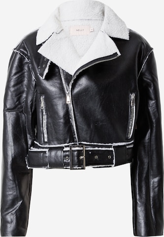 NLY by Nelly Between-Season Jacket 'Aviator' in Black: front