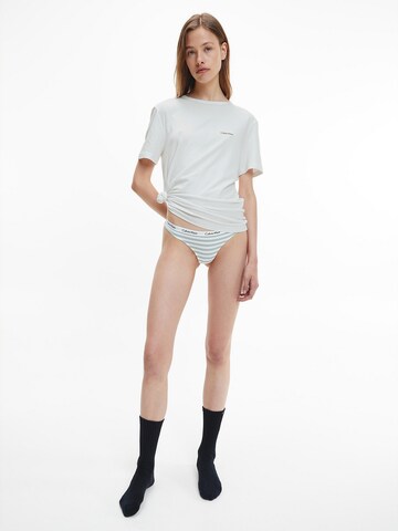 Chemise de nuit Calvin Klein Underwear en blanc