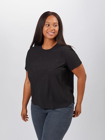 Vero Moda Curve Shirt in Black: front