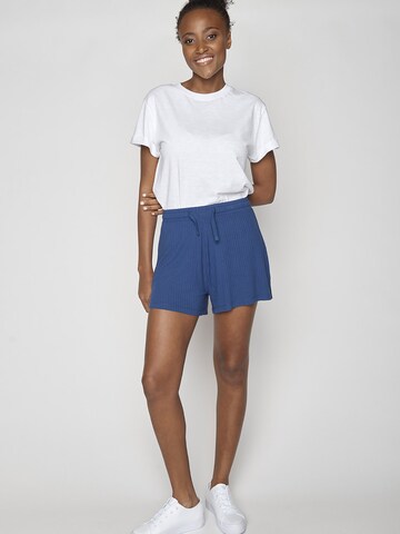 Regular Pantalon 'Reign' GREENBOMB en bleu : devant