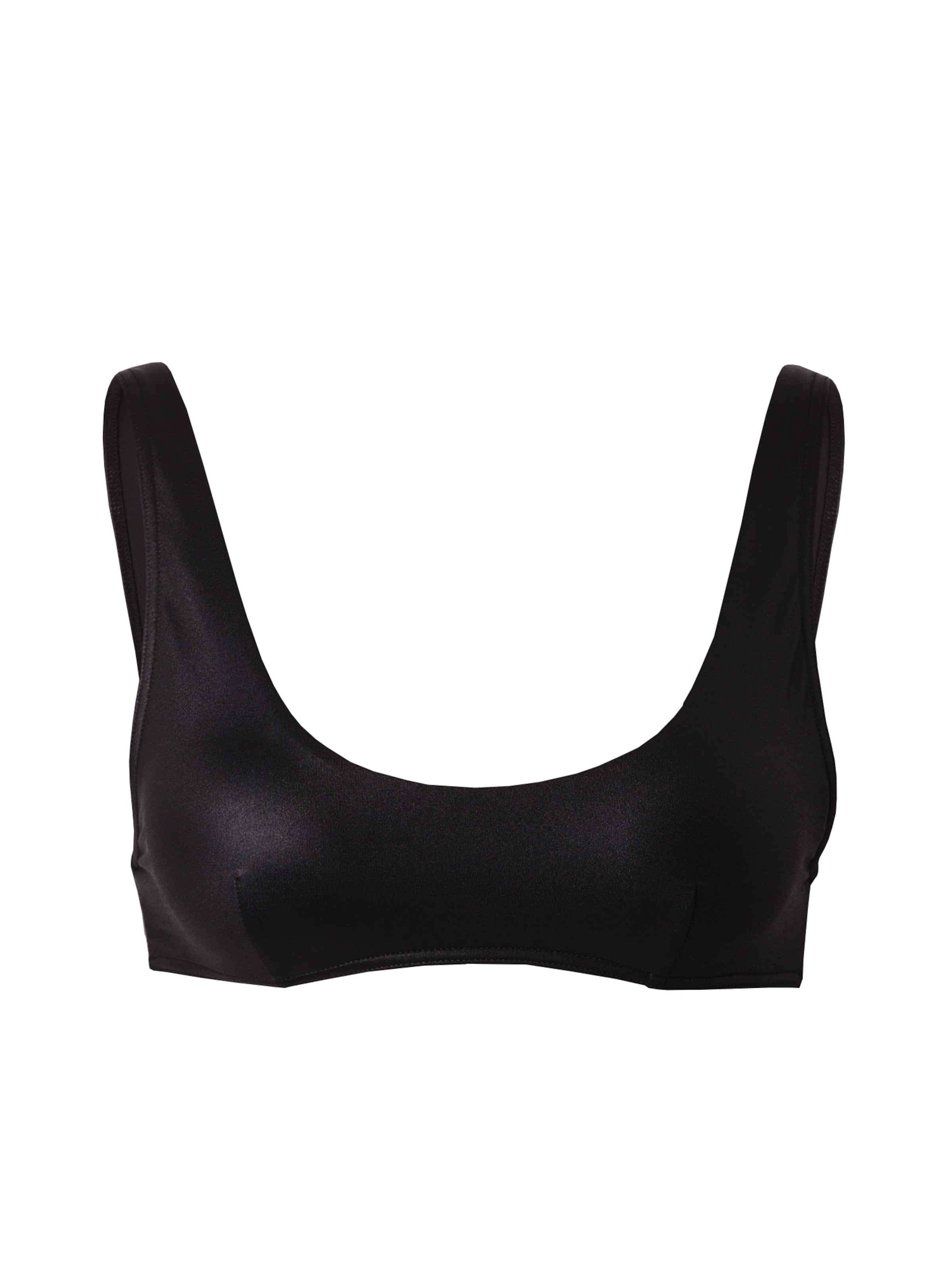 Bustieră Sutien costum de baie de la Calvin Klein Swimwear pe negru: față