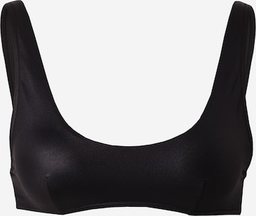 Calvin Klein Swimwear - Soutien Bustier Top de biquíni em preto: frente