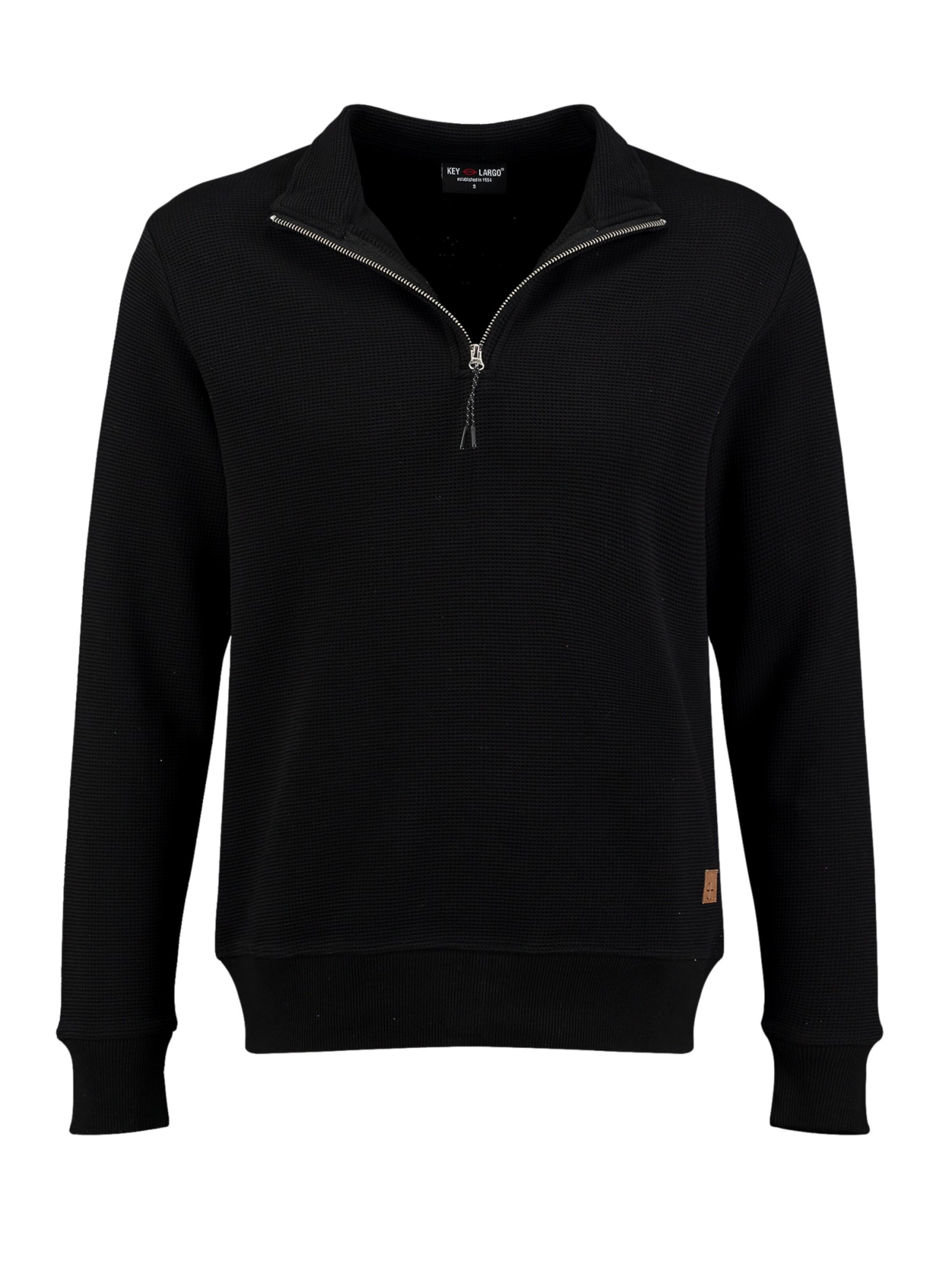 Key Largo Sweatshirt 'KLCOACH' i sort, Produktvisning