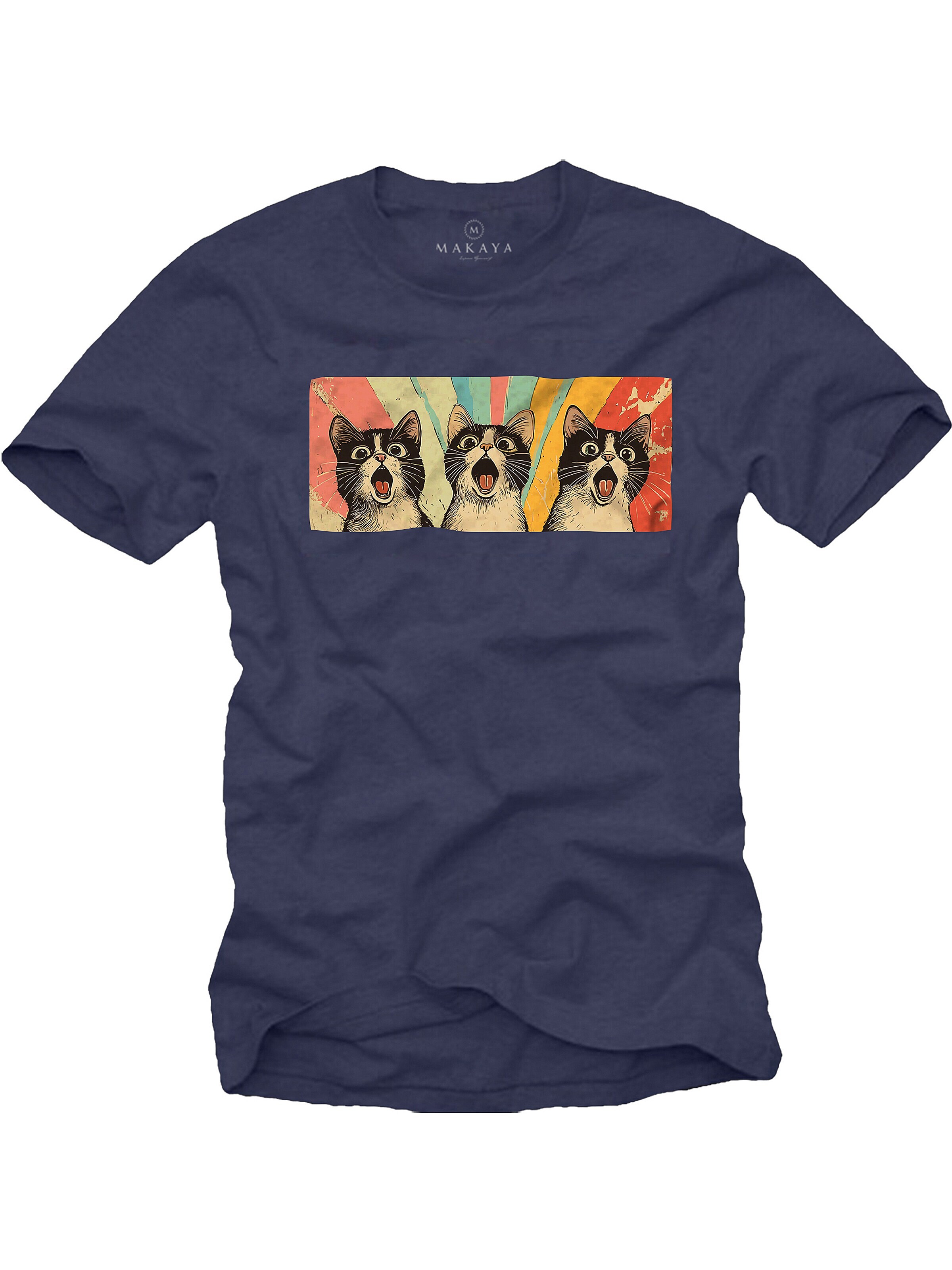 MAKAYA Shirt in Blue: front