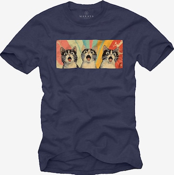 MAKAYA Shirt in Blue: front