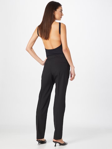 Regular Pantalon à plis HOPE en noir