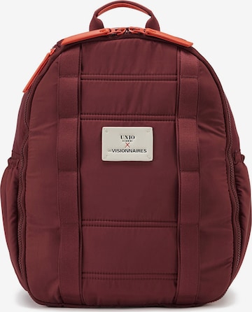 Les Visionnaires Backpack 'Unio' in Red: front