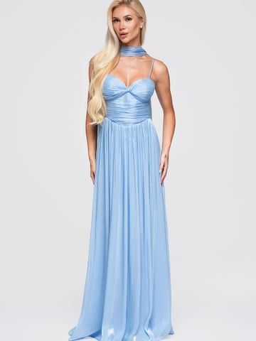 Ombre Abendkleid‌‌‌‌‌‌ in Blau