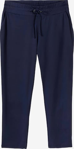 SHEEGO Tapered Pants in Blue: front