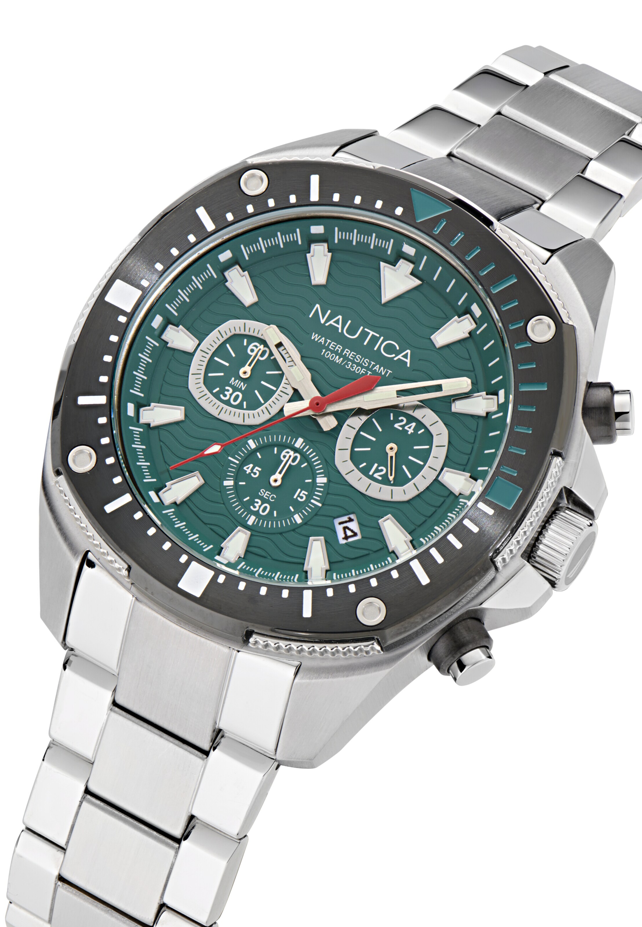 Orologio analogico 'NCT BLUESAIL' di NAUTICA in argento