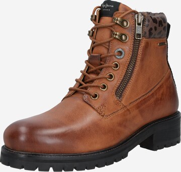 Pepe Jeans Boots 'Melting' in Brown: front