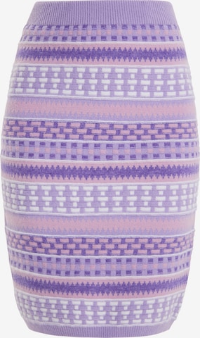 IZIA Skirt in Purple: front