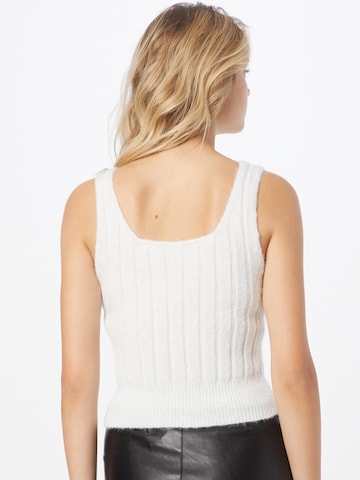 PIECES Knitted Top 'FEYA' in White