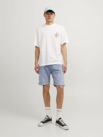 JACK & JONES Loose fit Jeans 'Chris Wood' in Blue