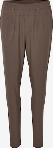 Kaffe Pleat-Front Pants 'Jillian ' in Brown: front