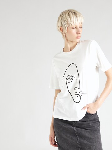 VILA T-Shirt 'SYBIL' in Weiß: predná strana