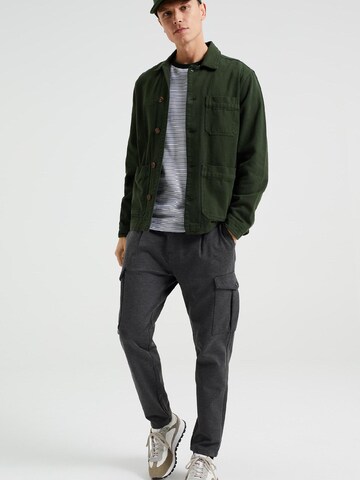 WE Fashion Tapered Cargo Pants in Grey