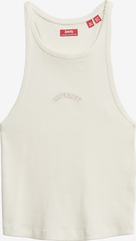Superdry Top 'Essential' in White: front