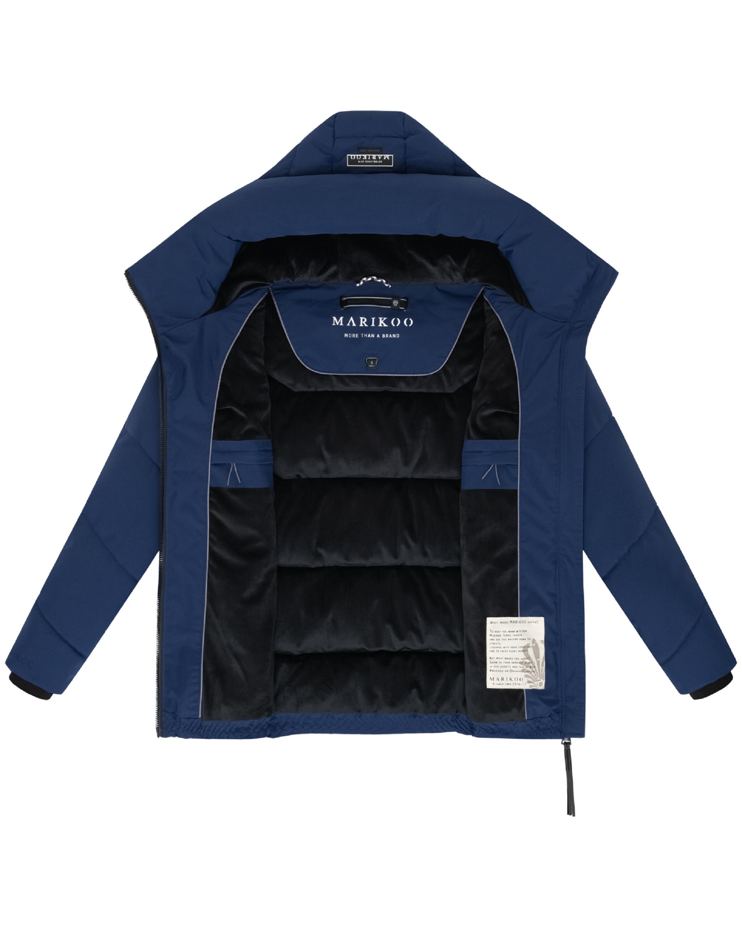 MARIKOO Vinterjacka 'Kuscheltatze XVI' i blå