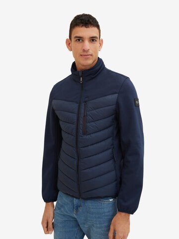 TOM TAILOR Between-season jacket in Blue: front