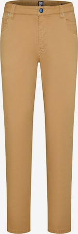 MEYER Chino Pants in Brown: front