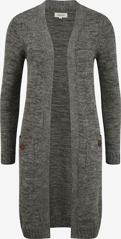 Oxmo Knit Cardigan 'Philetta' in Grey: front
