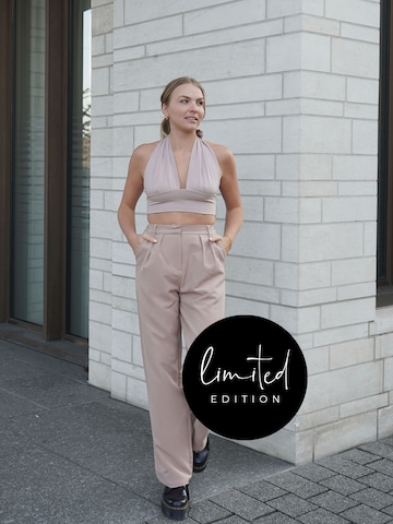 Regular Pantalon 'Ilka' ABOUT YOU Limited en beige : devant