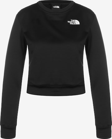 THE NORTH FACE Athletic Sweatshirt in Black: front