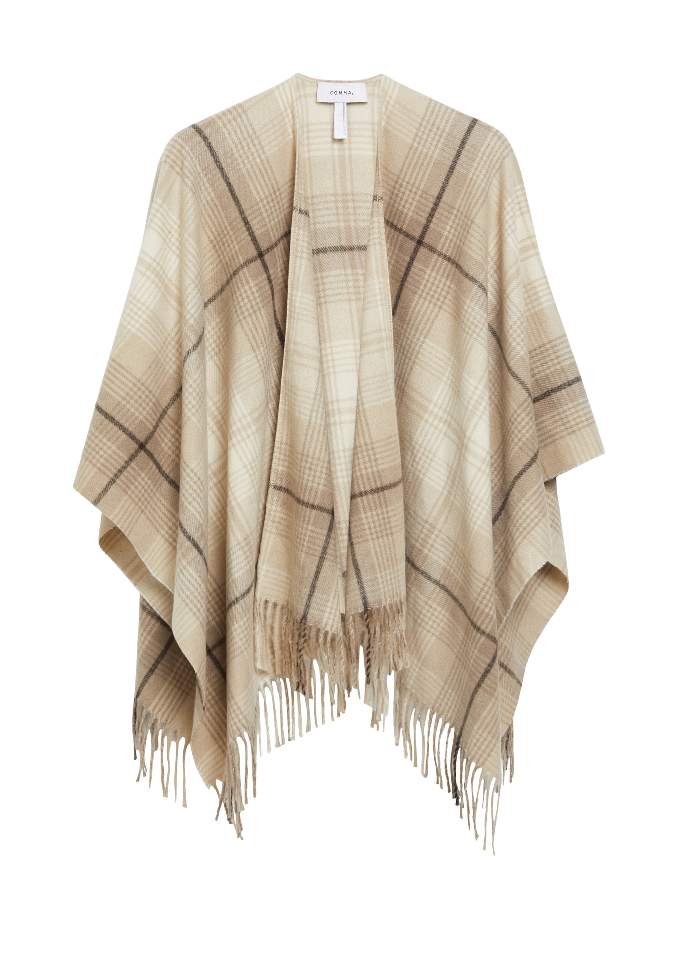 Cape COMMA en beige : devant